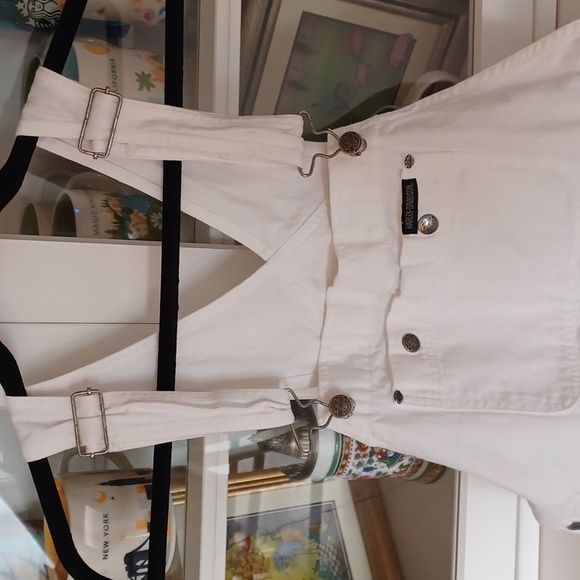 Harley Davidson White Shorts Overalls Women's L - Picture 3 of 16
